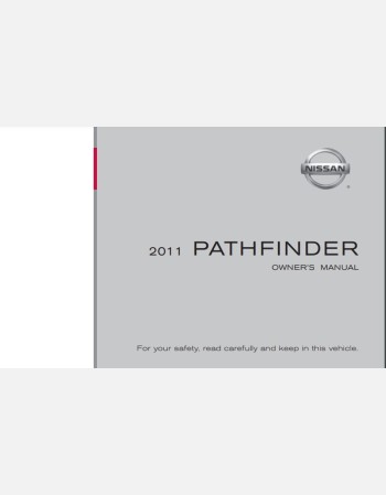 nissan pathfinder 2011 owners manual in english